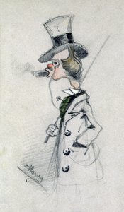 Dandy with a Cigar by Claude Monet